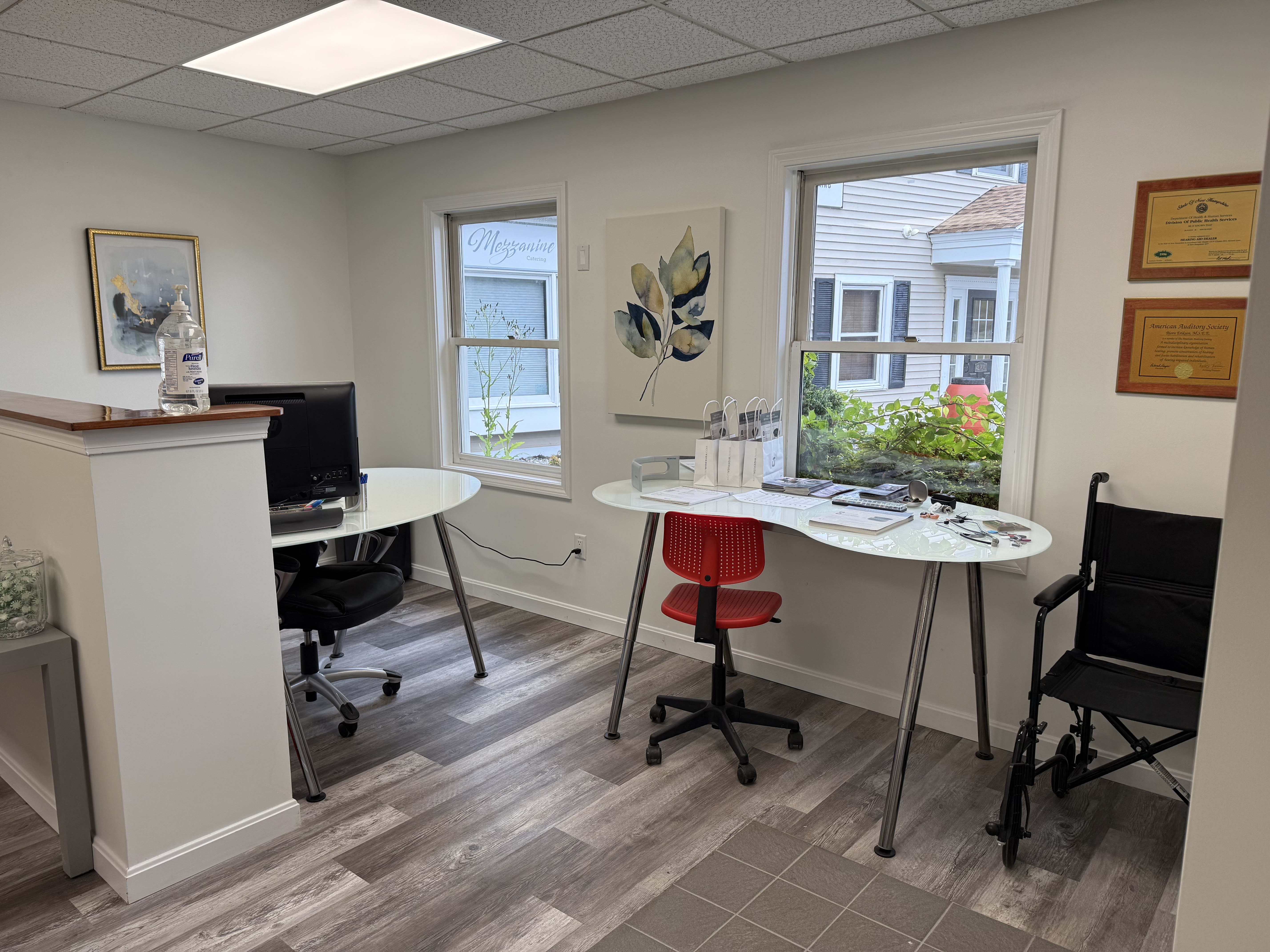 Image of office reception area