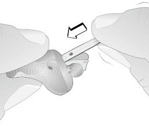 Flex strip for ITC and CIC