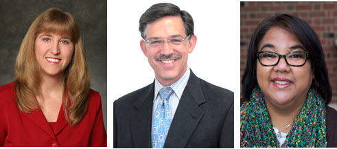 The three finalists in the Practitioner category