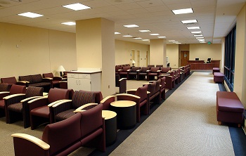 Standard waiting room of a large medical practice