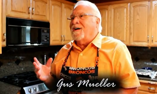 Gus Mueller cooking