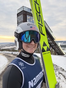 U.S. Ski Jumper Estella Hassrick