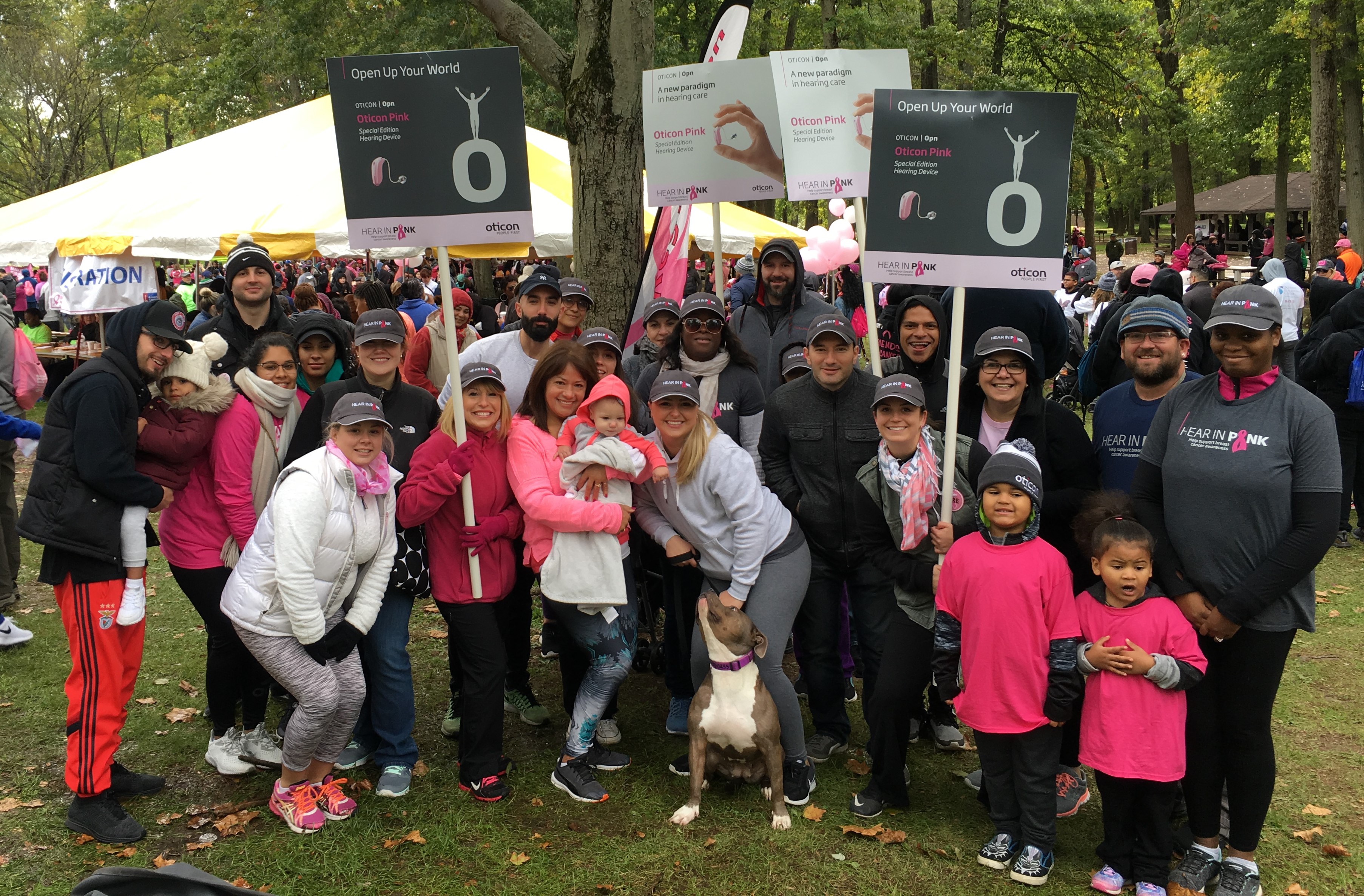 Oticon employees make every step count at the American Cancer Society Making Strides Against Breast Cancer walk