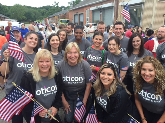 Team Oticon raises funds for NJ Hope for Veterans at Flag Day 5K Run Walk