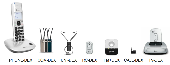 DEX wireless accessories for use with UNIQUE