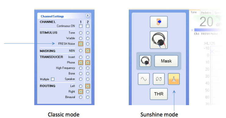 FRESH noise in the Astera control panels