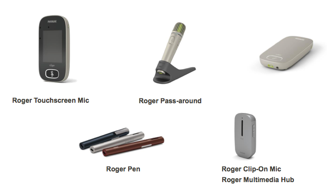 Roger microphone and transmitter choices
