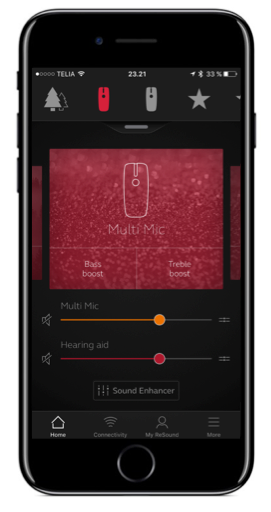 kirkland hearing aid resound app