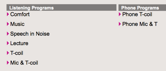 Oticon Opn Comparison Chart