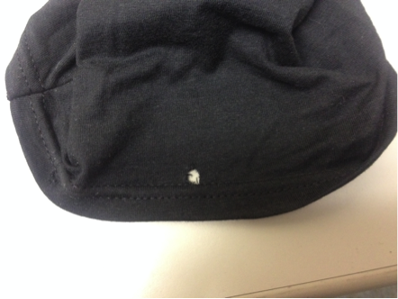 Small hole in the t-shirt sleeve