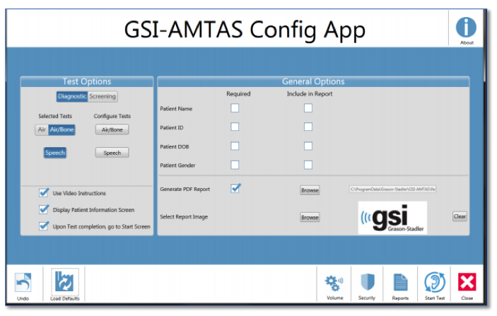 GSI AMTAS Pro Configuration