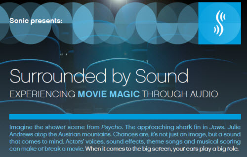 Surrounded by Sound infographic