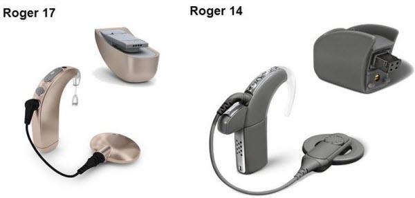 Design-integrated Roger receivers for cochlear implants