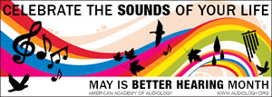 Better Hearing month logo