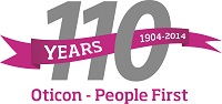 Oticon 110 year anniversary logo