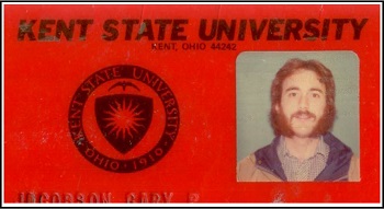 Gary Jacobson's Kent State ID