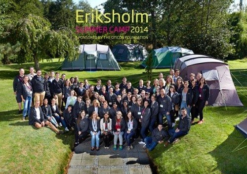 Students participating in the Eriksholm Oticon Summer Camp