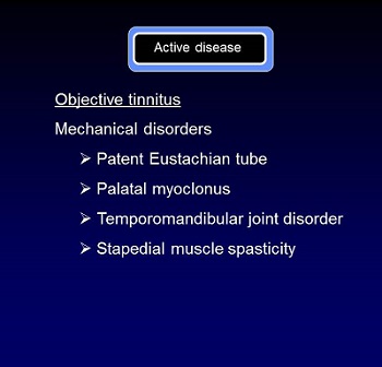 Vascular and mechanical disorders that can cause objective tinnitus