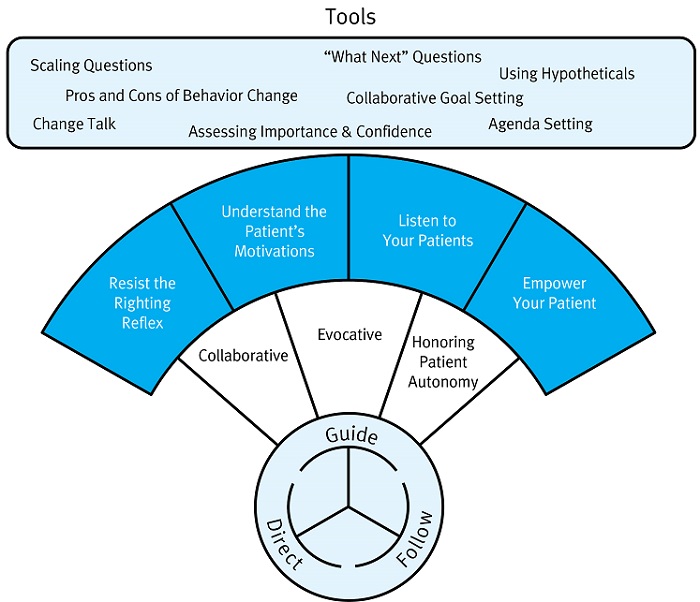 A schematic overview of SFI or Motivational Interviewing