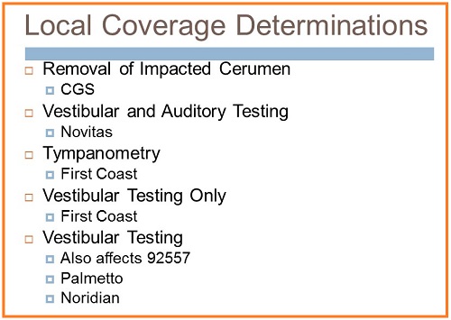 Local coverage determinations