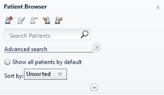 Patient browser in Noah 4 unchecked