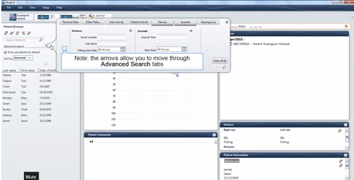 Screenshot from Video 10 Advanced Search