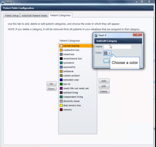 Screenshot from Video 8 Customization Categories