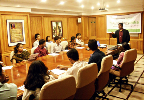 Orientation program for schoolteachers to help them early identify hearing loss in children held at Bangalore, India during June 2011