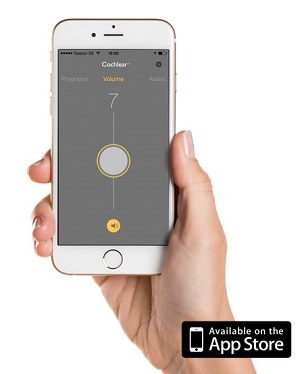 Control of the volume and programs and wireless accessories is easily accessible from the iPhone Baha Smart App