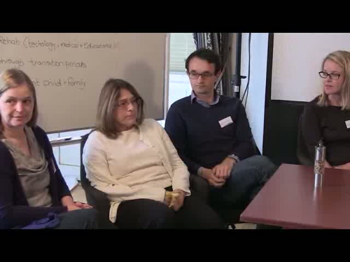 Screenshot from video showing the group's idea for meeting with parents to identify questions and concerns