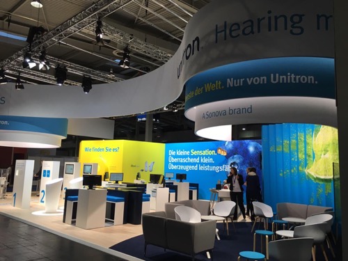 Unitron’s booth Stand