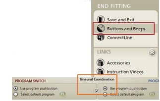 Binaural coordination