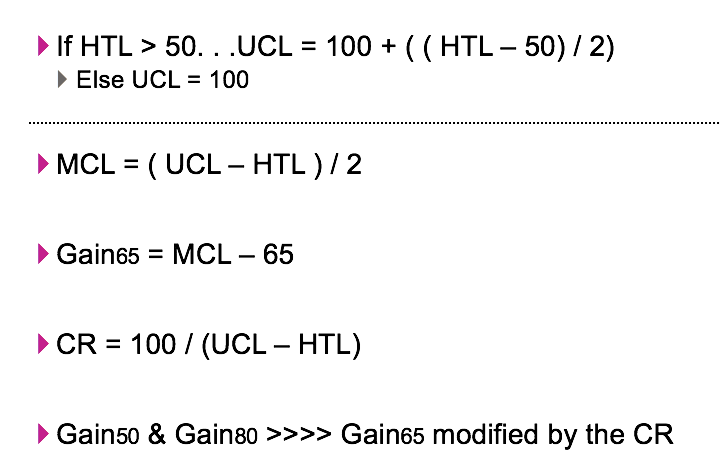 An example fitting rationale