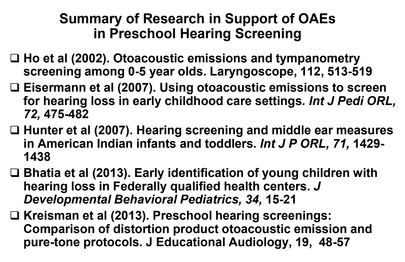 Acoustic Immittance in children without otoacoustic emissions