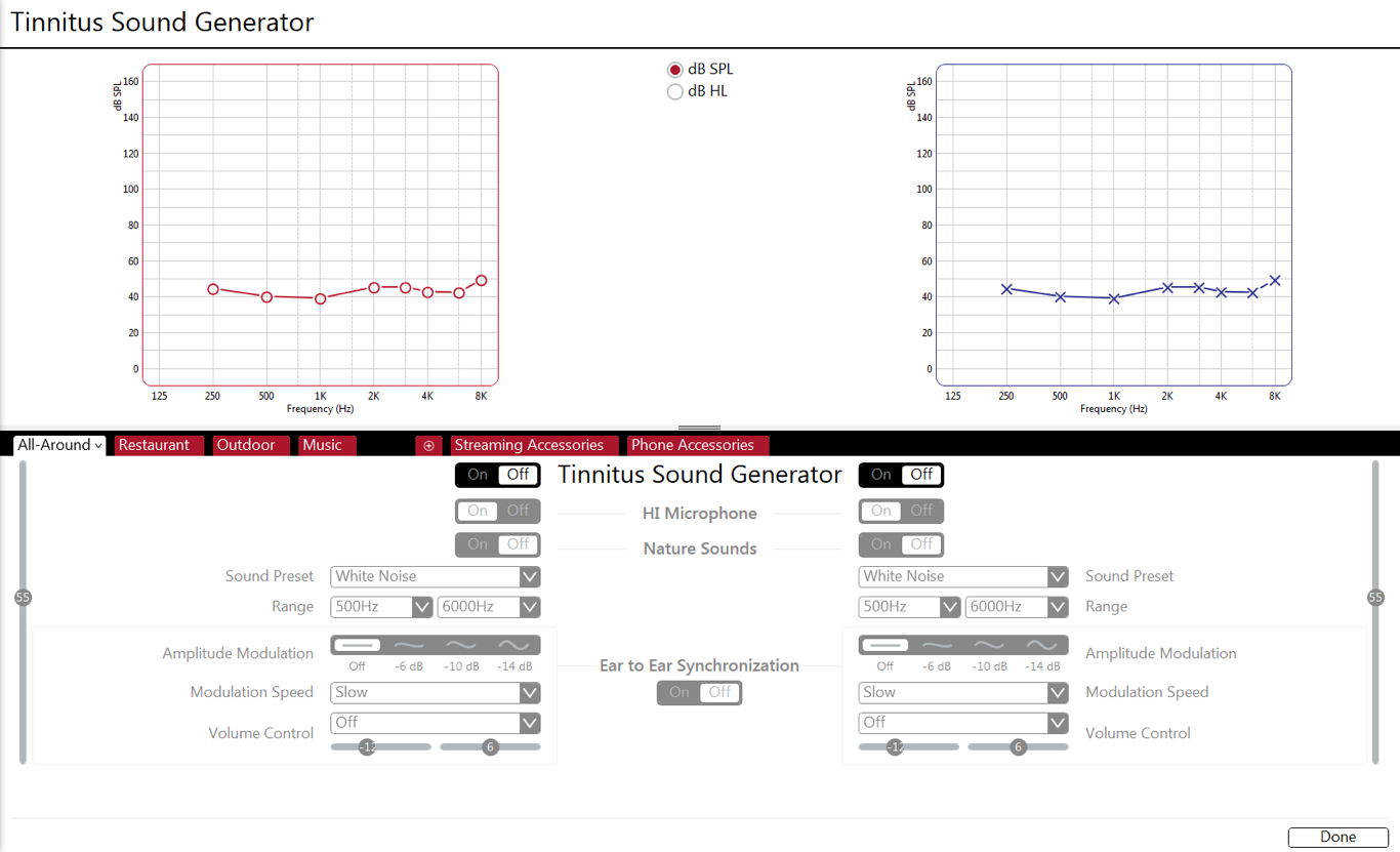 TSG fitting software in the off position