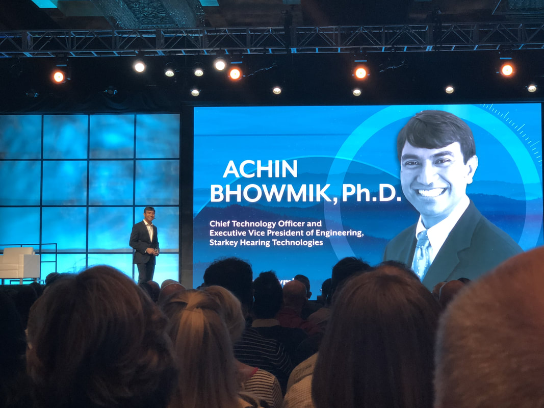 Achin Bhowmik PhD presenting
