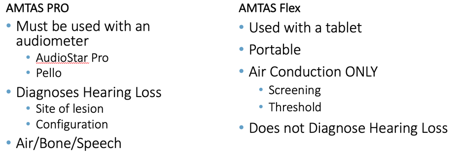 Key Differences Between AMTAS Pro and Flex
