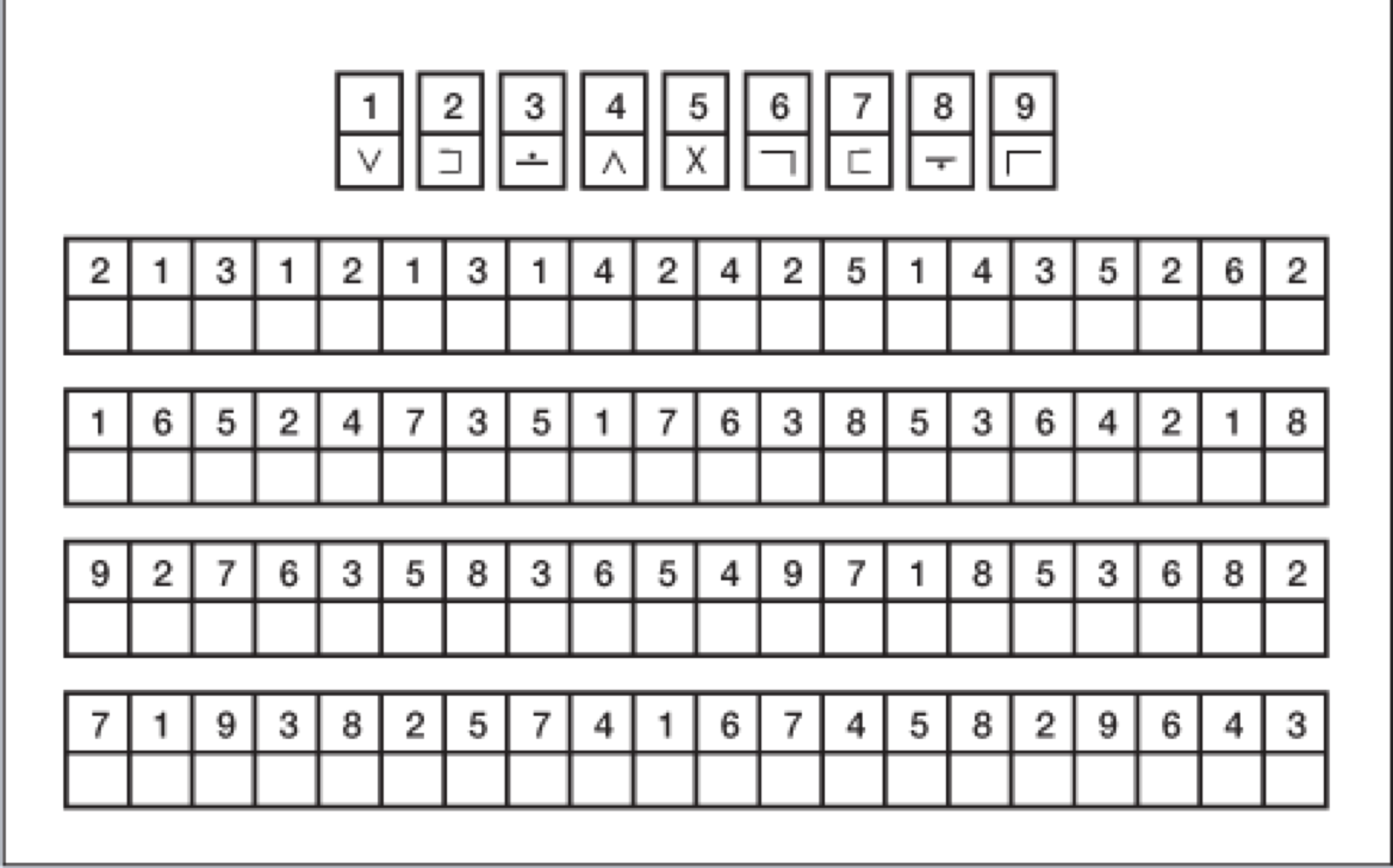 Digit Symbol Substitution Test