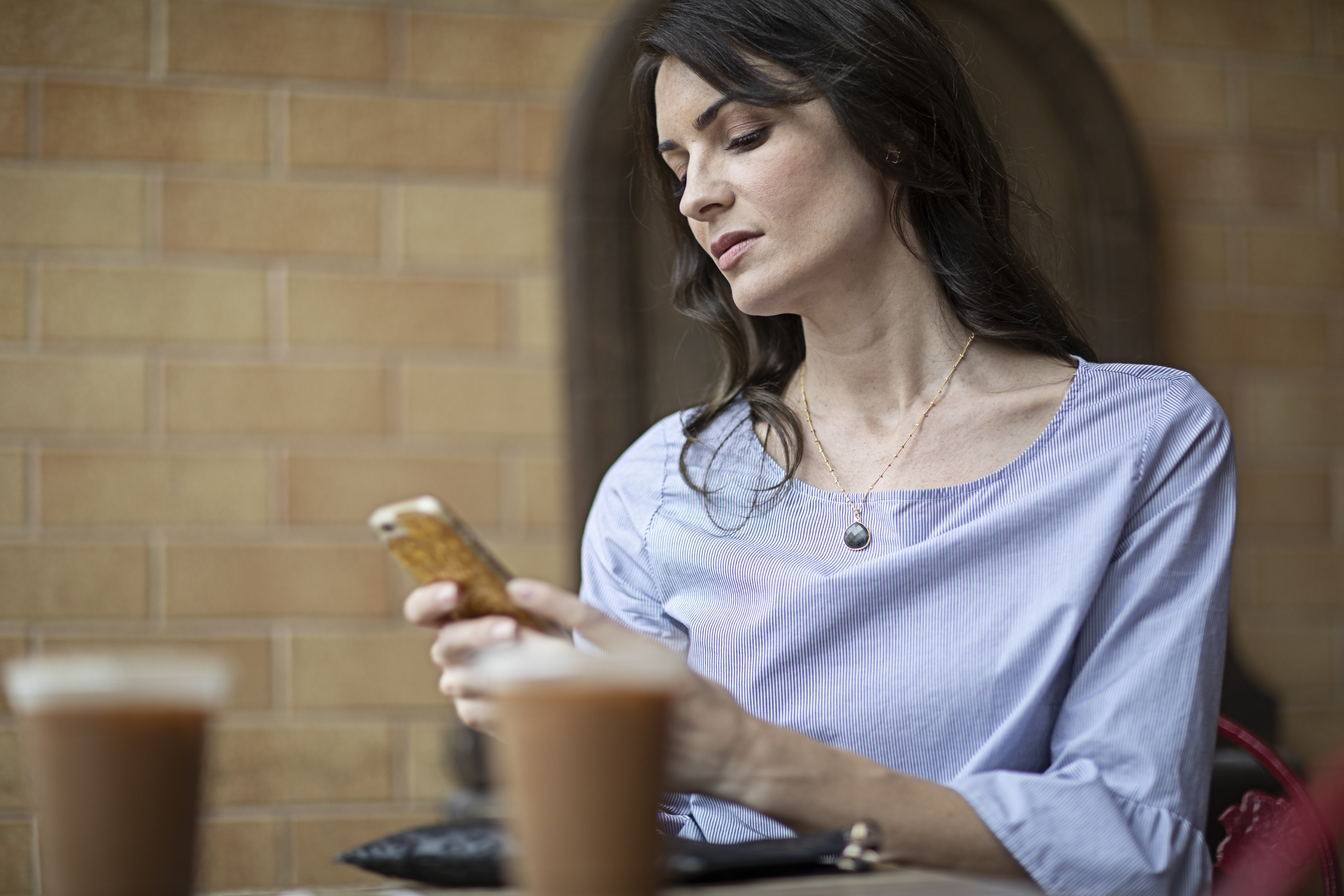 woman using smart phone