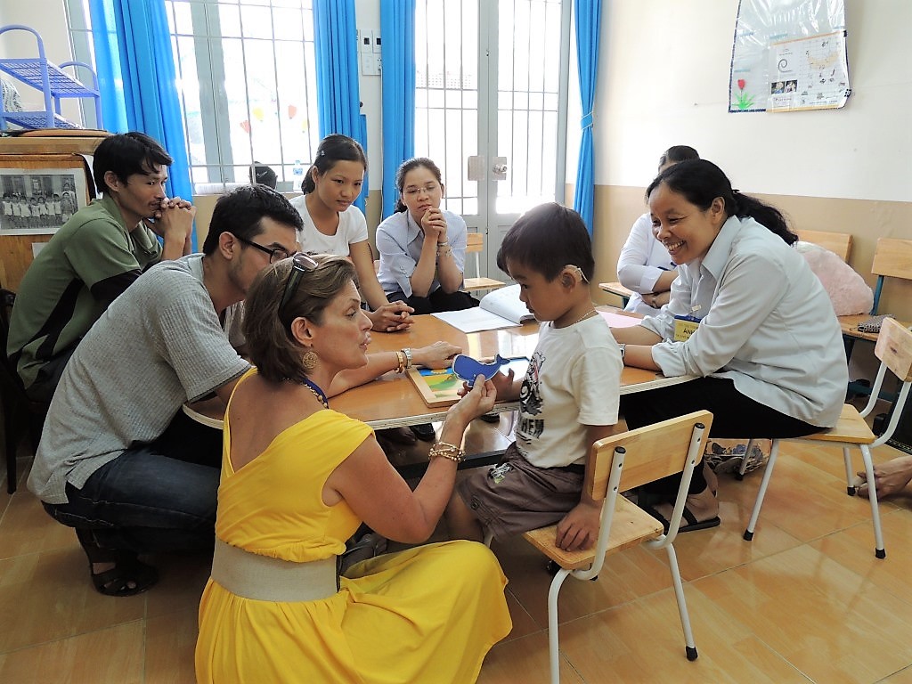 The Global Foundation volunteer team of Pediatric Audiologists and Listening and Spoken Language Specialists
