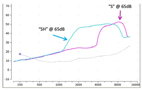 The S and SH input stimulus spectra