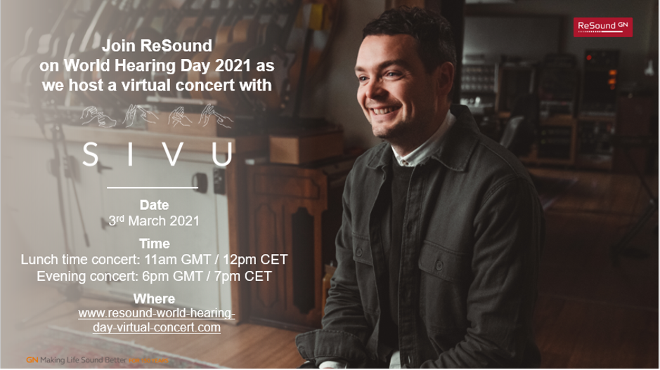 ReSound virtual concert with Sivu announcement