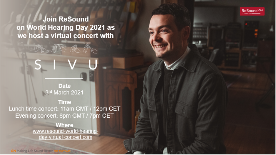 ReSound Presents a Virtual Concert with Sivu for World Hearing Day