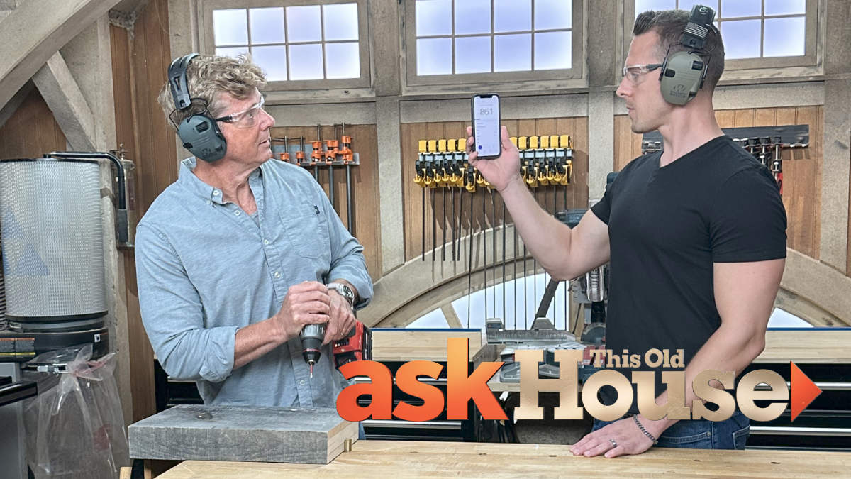 Dr. Steve Taddei discussing power tools on Ask this Old House
