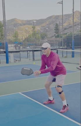Miguel Enciso playing pickleball