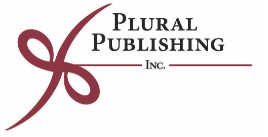 Plural logo with white background and red ribbon