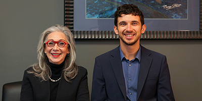 Dr. Gail Brenner, AuD, tinnitus specialist at The Tinnitus Treatment Center of Philadelphia, with Dr. Ben Thompson, AuD,
